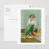 Carte Postale Kathleen au printemps (Devant / Derrière)