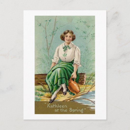 Carte Postale Kathleen au printemps (Devant)