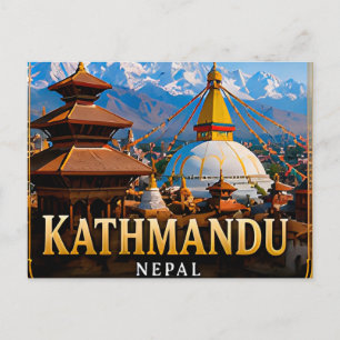 Carte Postale Kathmandu Népal Voyage Architecture Culturelle Vil