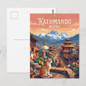 Carte Postale Katmandou, Népal Népal (Devant / Derrière)