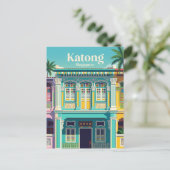 Carte Postale Katong Singapour (Debout devant)