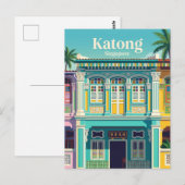 Carte Postale Katong Singapour (Devant / Derrière)