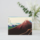 Carte Postale Katsushika Hokusai - Éclairages sous le sommet (Debout devant)