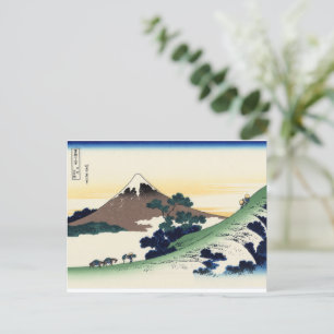 Carte Postale Katsushika Hokusai. Le col de l'Inume dans la prov
