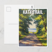 Carte Postale Katy Trail Missouri Travel (Devant / Derrière)
