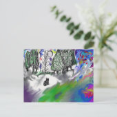 Carte postale 'Katzen Farben' (Debout devant)