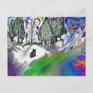 Carte postale 'Katzen Farben'