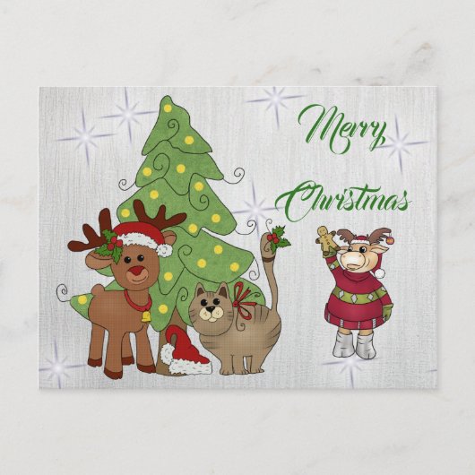 Carte Postale Katzenweihnachten (Devant)