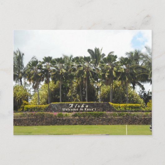 Carte Postale Kauai, Hawaï (Devant)