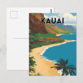Carte Postale Kauai Hawaii (Devant / Derrière)