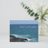 Carte Postale Kauai Hawaii Ocean Spouding Horn (Debout devant)