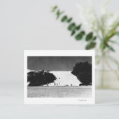 Carte Postale Kauai, Hawaii - Vue sur les sables d'écorce (Debout devant)