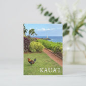 Carte Postale Kauai Ninini Point Lighthouse Hawaii (Debout devant)
