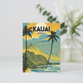 Carte Postale Kauai Nostalgic Travel (Debout devant)