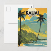 Carte Postale Kauai Nostalgic Travel (Devant / Derrière)