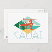 Carte Postale Kauai Surfers (Devant / Derrière)