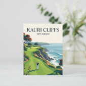 Carte Postale Kauri Cliffs Nouvelle-Zélande (Debout devant)