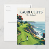 Carte Postale Kauri Cliffs Nouvelle-Zélande (Devant / Derrière)