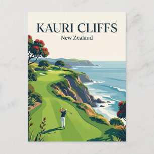 Carte Postale Kauri Cliffs Nouvelle-Zélande