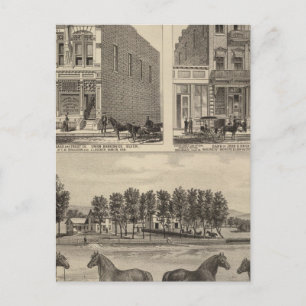 Carte Postale Kaw Valley Farm, Marion et Topeka, Kansas