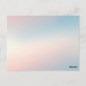 Carte Postale Kawaii boo, joli halloween éffrayant (Dos)