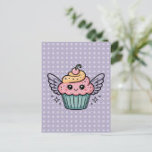 Carte Postale Kawaii Cupcake (Debout devant)