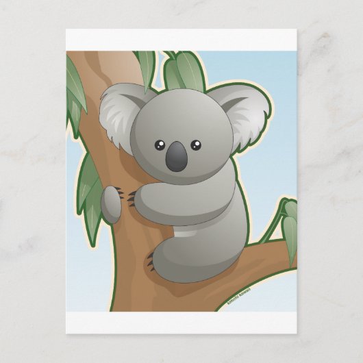 Carte Postale Kawaii Koala (Devant)