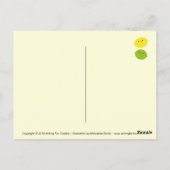 Carte Postale Kawaii Lemon & Lime (Dos)