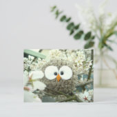 Carte Postale Kawaii Oliver le hibou (Debout devant)