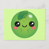 Carte Postale Kawaii Pea (Devant)