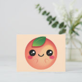 Carte Postale Kawaii Peach (Debout devant)