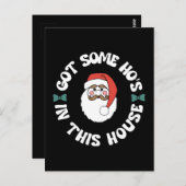 Carte Postale Kawaii Père Noël (Devant / Derrière)