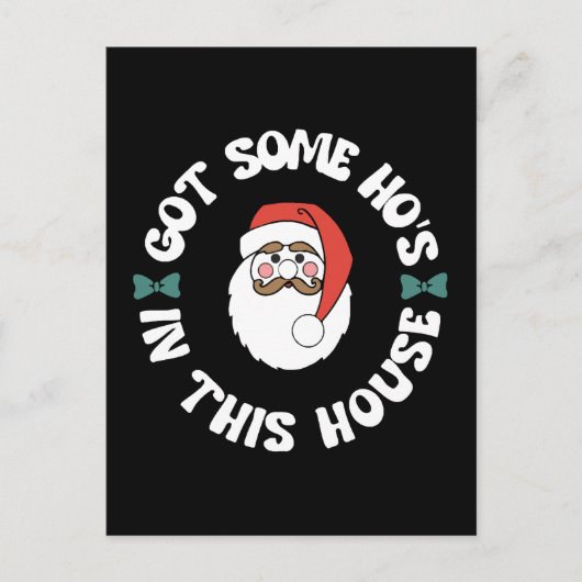 Carte Postale Kawaii Père Noël (Devant)