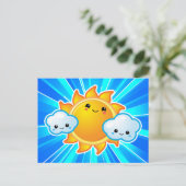 Carte Postale Kawaii Sunny Day (Debout devant)