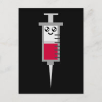 KAWAII SYRINGE TIRÉ MÉDICALE HEUREUX VISAGE