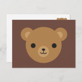 Carte Postale Kawaii Teddy Bear (Devant / Derrière)