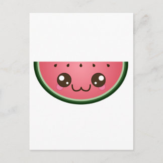 Carte Postale Kawaii Watermelon