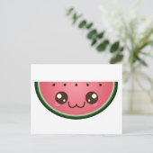 Carte Postale Kawaii Watermelon (Debout devant)
