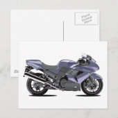 Carte Postale Kawasaki Ninja (Devant / Derrière)