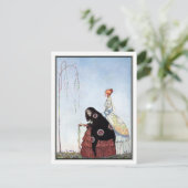 Carte Postale Kay Nielsen - En poudre et crinoline (Debout devant)