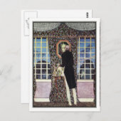 Carte Postale Kay Nielsen - En poudre et en crinoline (Devant / Derrière)