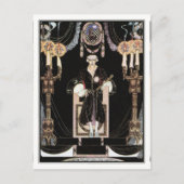 Carte Postale Kay Nielsen - En poudre et en crinoline (Devant)