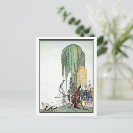 Carte Postale Kay Nielsen - En poudre et en crinoline (Debout devant)