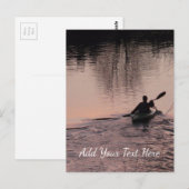 Carte Postale Kayak (Devant / Derrière)