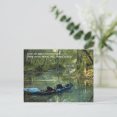 Carte postale Kayak au printemps (Debout devant)