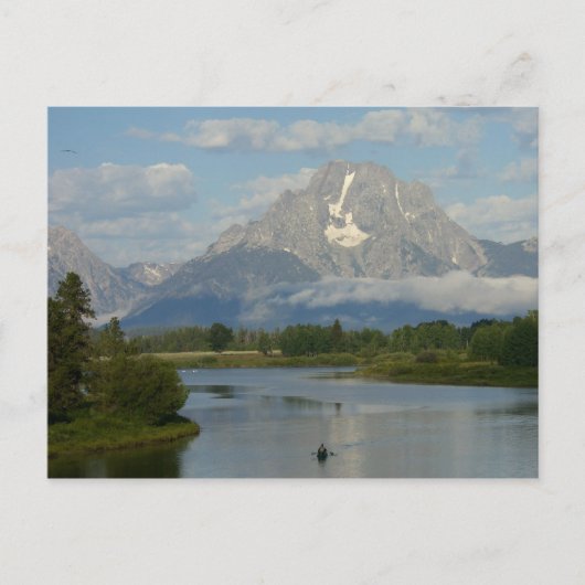 Carte Postale Kayak dans le Parc national de Grand Teton (Devant)