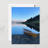 Carte Postale Kayak en bois à Dawn Beach (Devant / Derrière)