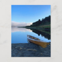 Kayak en bois à Dawn Beach