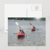 Carte postale Kayak Kids (Devant / Derrière)