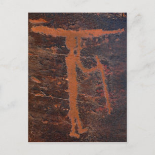 Carte Postale Kayak Petroglyph